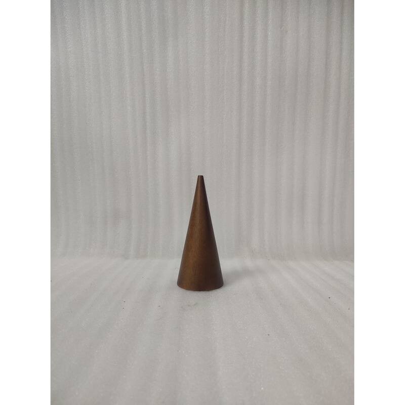 Extra Lg Christmas Tree w/ Smooth Texture Dark Walnut 7"H - Dark Walnut - Large