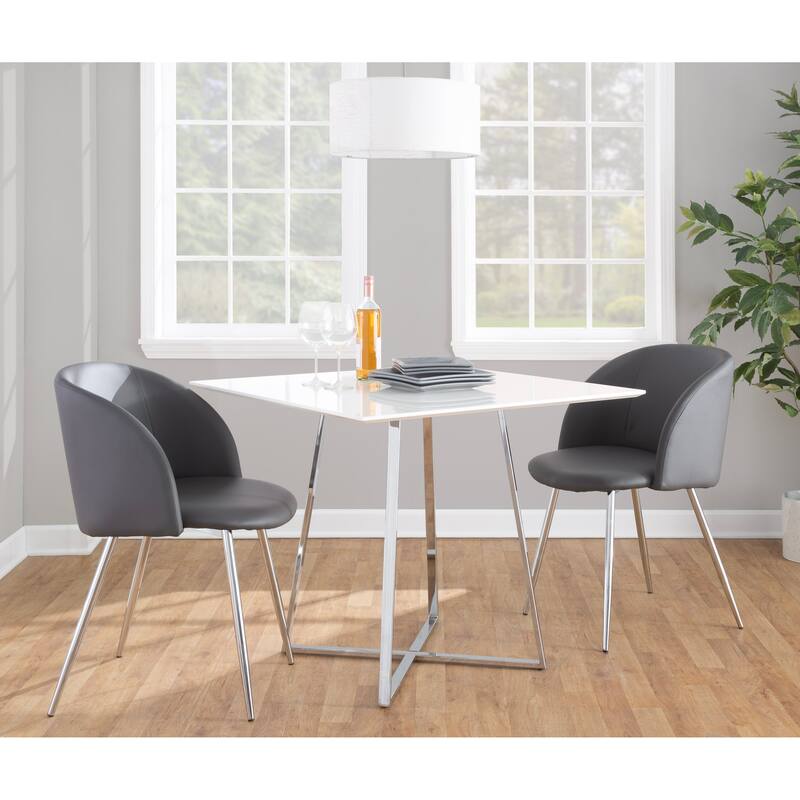 Silver Orchid Harding Upholstered Dining Chairs (Set of 2)
