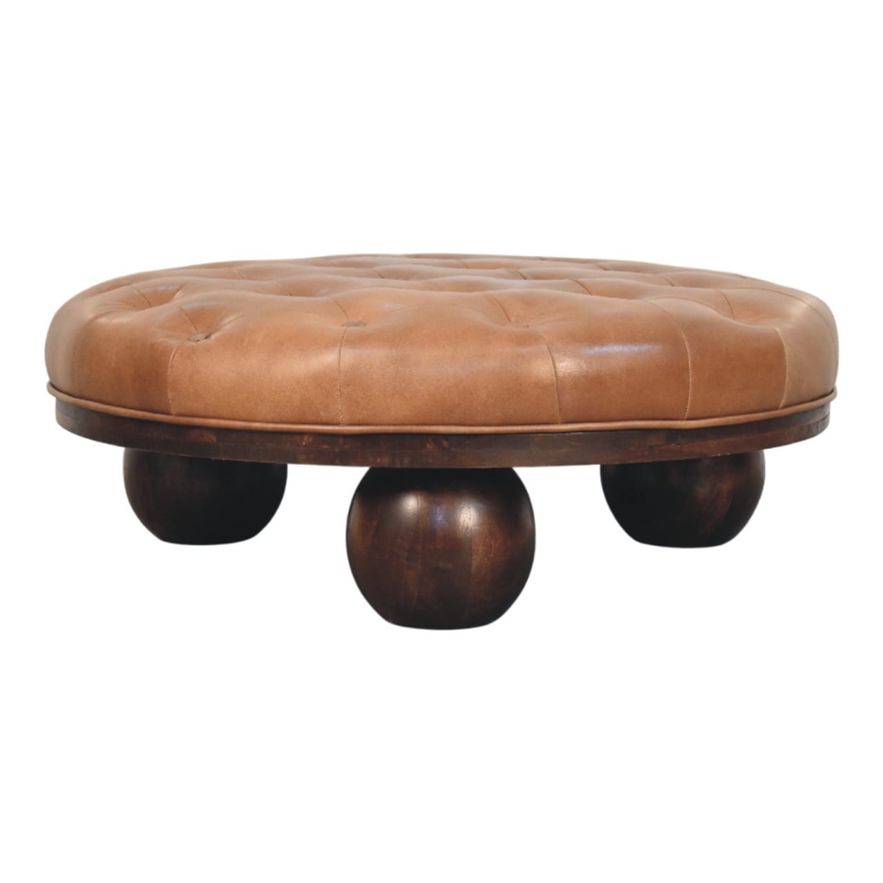 Artisan Furniture Solid Wood Sfera Coffee Table , Brown