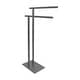 preview thumbnail 5 of 25, Edenscape Double L Shape Pedestal Towel Holder in Matte Black