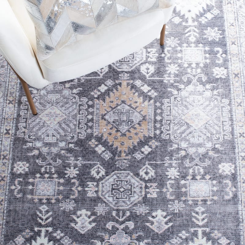 SAFAVIEH Serapi Machine Washable Zelda Shabby Chic Distressed Rug