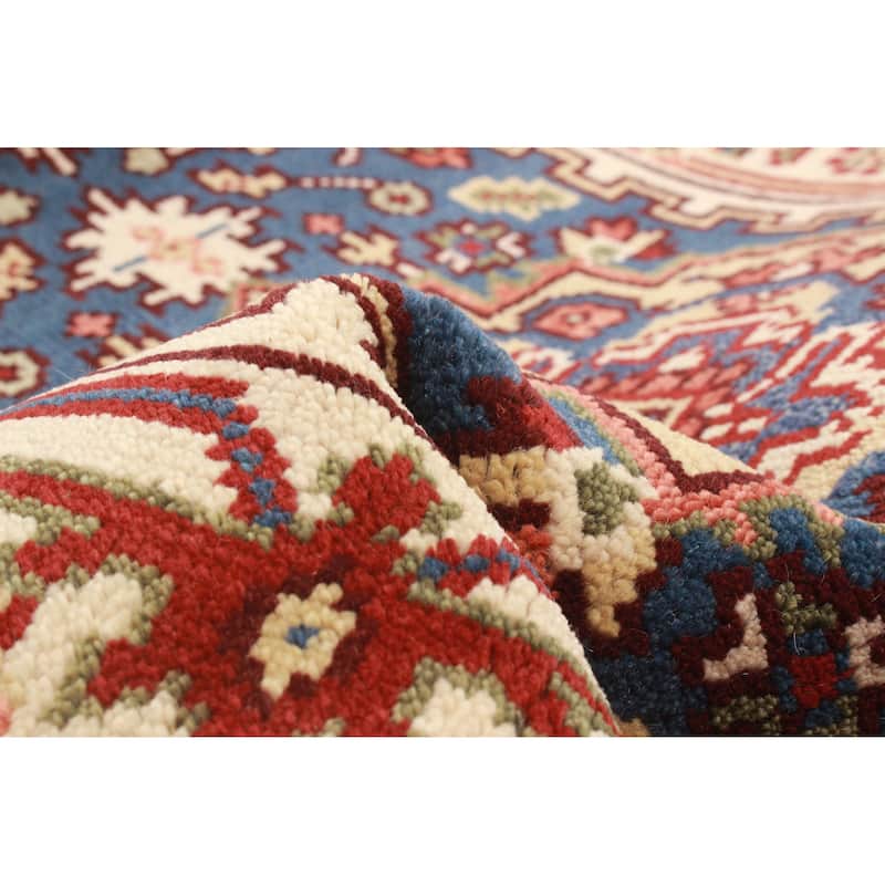ECARPETGALLERY Hand-knotted Serapi Heritage Navy Wool Rug - 2'7 x 17'8