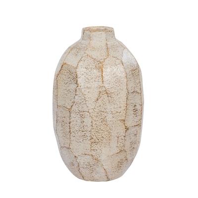 Takko Handmade Ceramic Vase - Slate Brown W/White