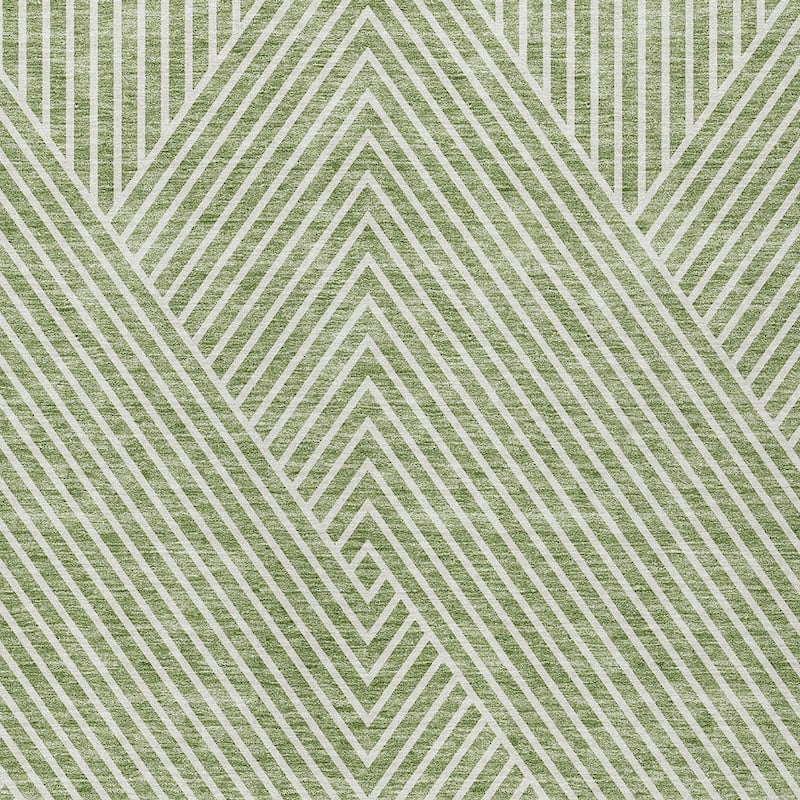 HomeRoots Geometric Transitional Rectangle Outdoor Rug
