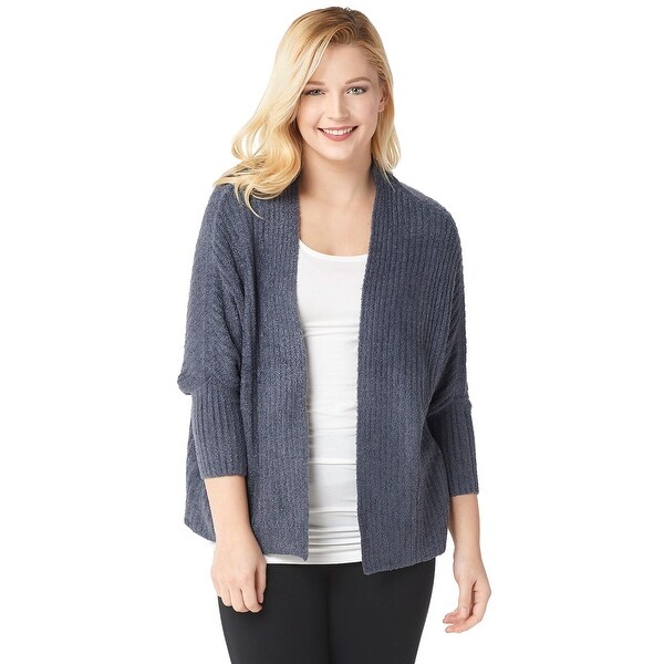 barefoot dreams cozychic ultra lite hooded ribbed cardi