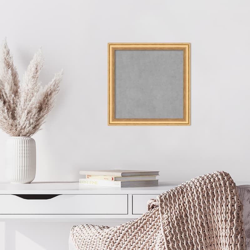 Amanti Art Salon Scoop Gold Framed Magnetic Board