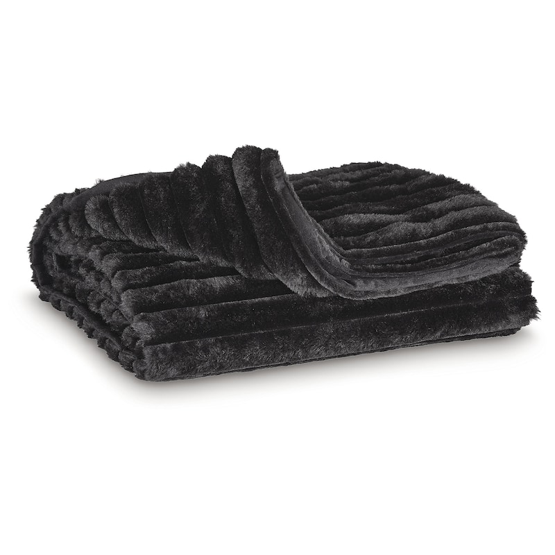 Signature Design by Ashley Alsonwell Black Throw