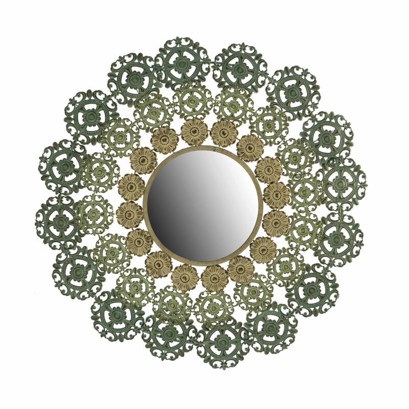 38" McGuire Medallion Mirror - Multicolor