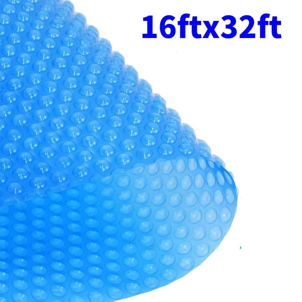 UV-Resistant Fade Resistant 12-Mil Solar Pool Cover for Inground Pool