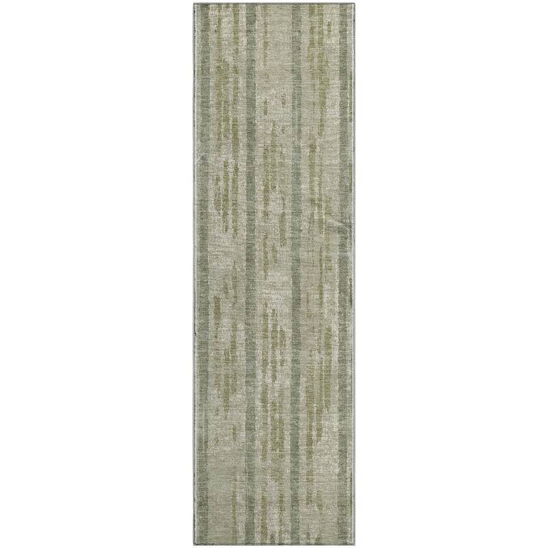 Premium Washable Super Soft Stripe Abrash Mayfield Rug