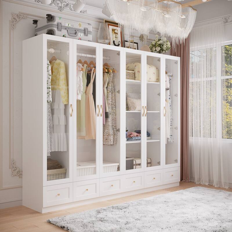 Chic Modular Closet System Wardrobe Units Armoires Home Organization