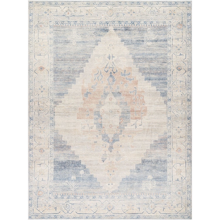 Livabliss Luca Updated Traditional Medallion Area Rug