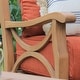 preview thumbnail 26 of 45, Cambridge Casual Lowell 5-piece Teak Wood Outdoor Conversation Set