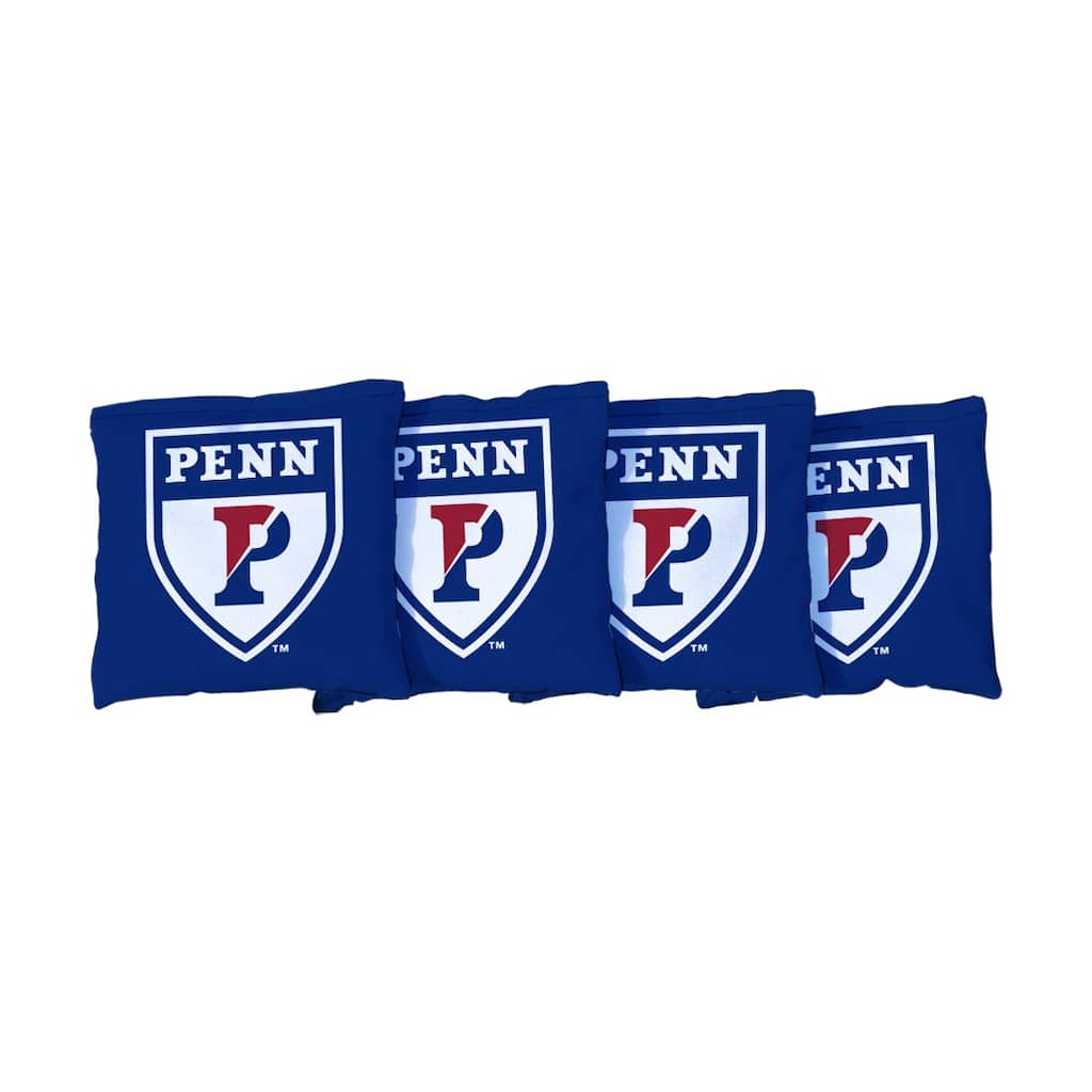 University of Pennsylvania Penn Quakers Blue Cornhole Bags