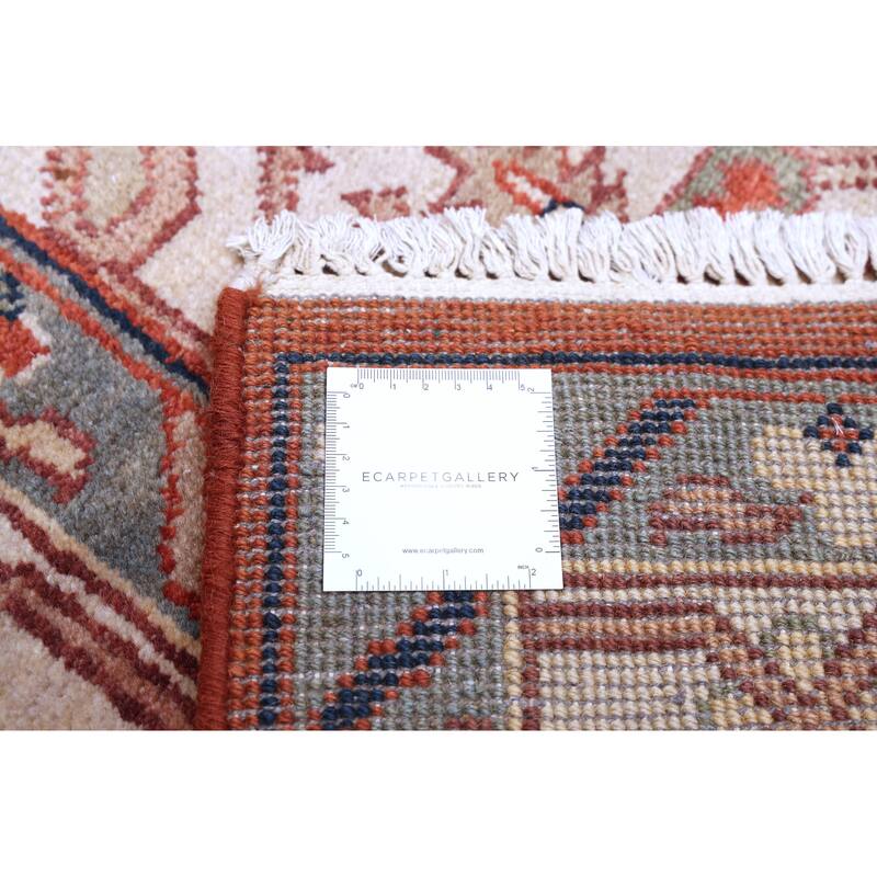 ECARPETGALLERY Hand-knotted Serapi Heritage Dark Copper Wool Rug - 9'0 x 12'0