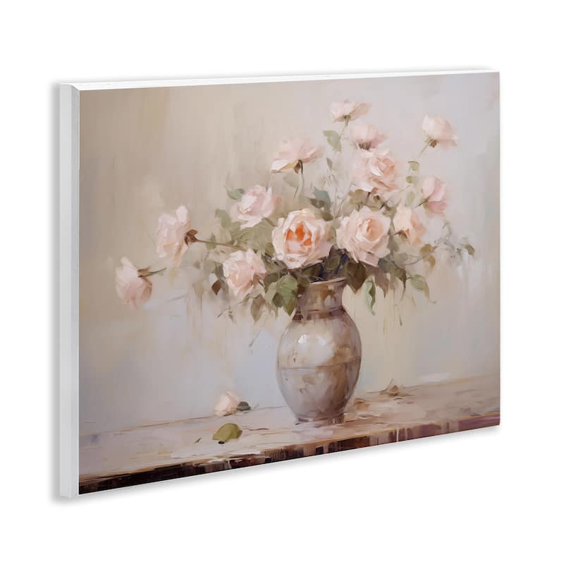 Stupell Romantic Bouquet of Roses Wall Plaque Art Design By Arlington Prints