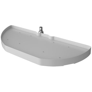 Rev-A-Shelf RAS Polymer 31 Inch Half Moon Shaped Pivoting Single Lazy