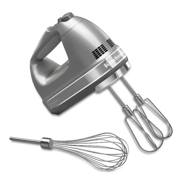 7Speed Hand Mixer Adjustable Speed Control Contour Silver Bed