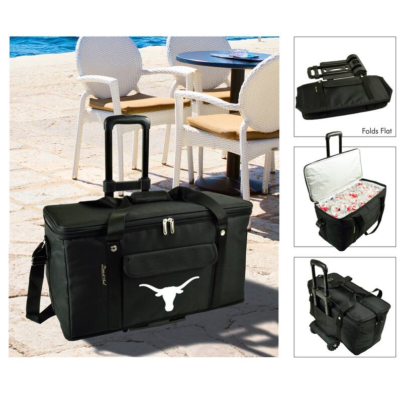 Texas University at Austin Longhorns Collapsible Cooler on Wheels