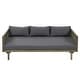 preview thumbnail 15 of 30, Claremont Farmhouse Outdoor 3 Seater Daybed with Water-Resistant Cushion by Christopher Knight Home