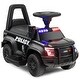 preview thumbnail 17 of 22, Costway 2-in-1 6V Kids Ride On Car Toddler Push Car w/ Megaphone & - See Details Black