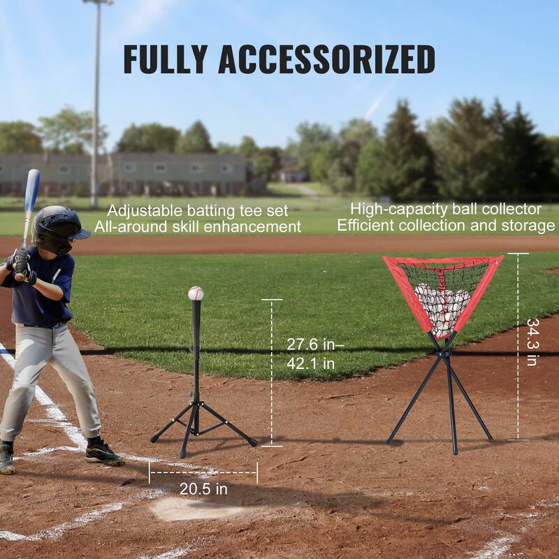 Portable 7x7 Baseball Training Net for Hitting, Pitching, Catching
