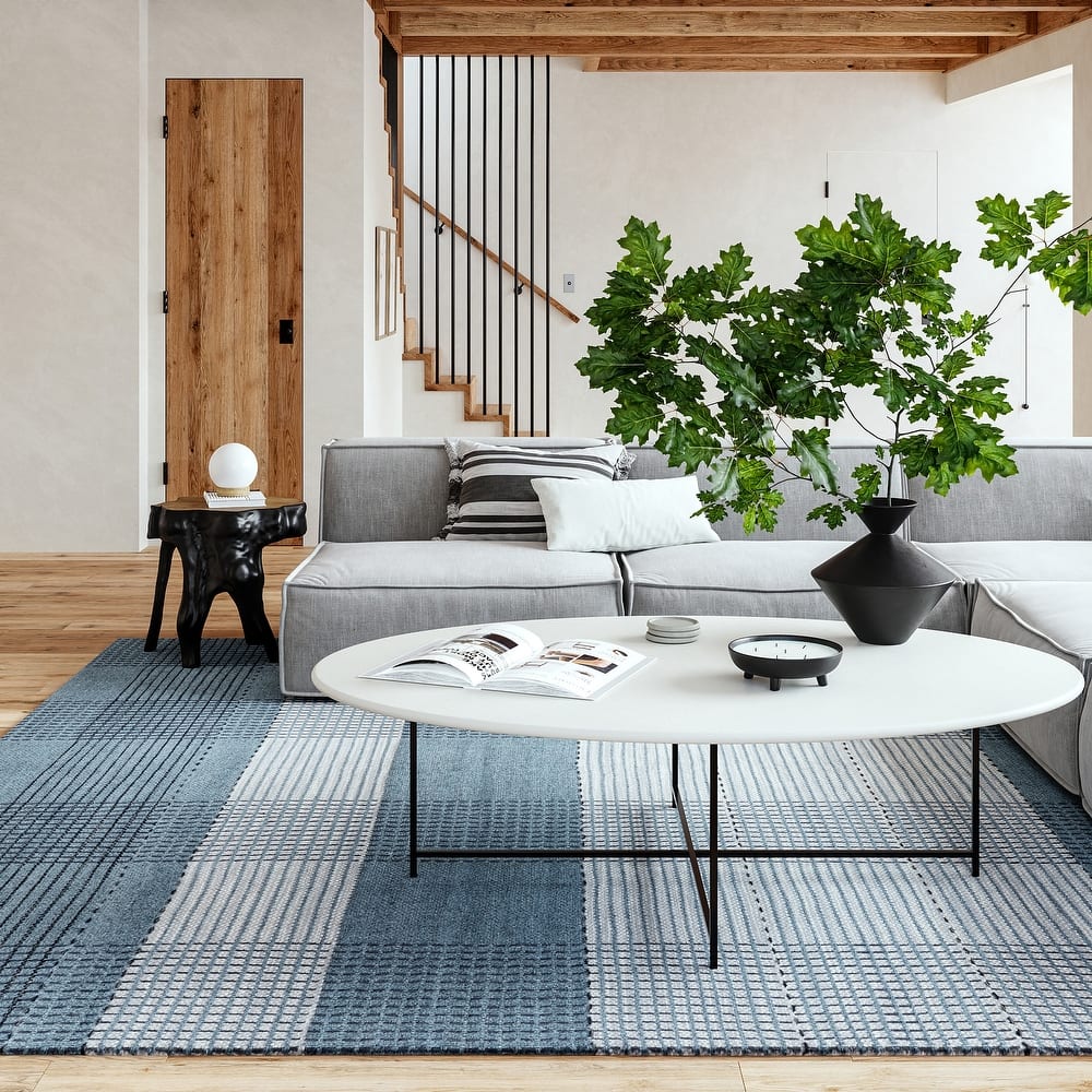 Oregon Plaid Wool Area Rug