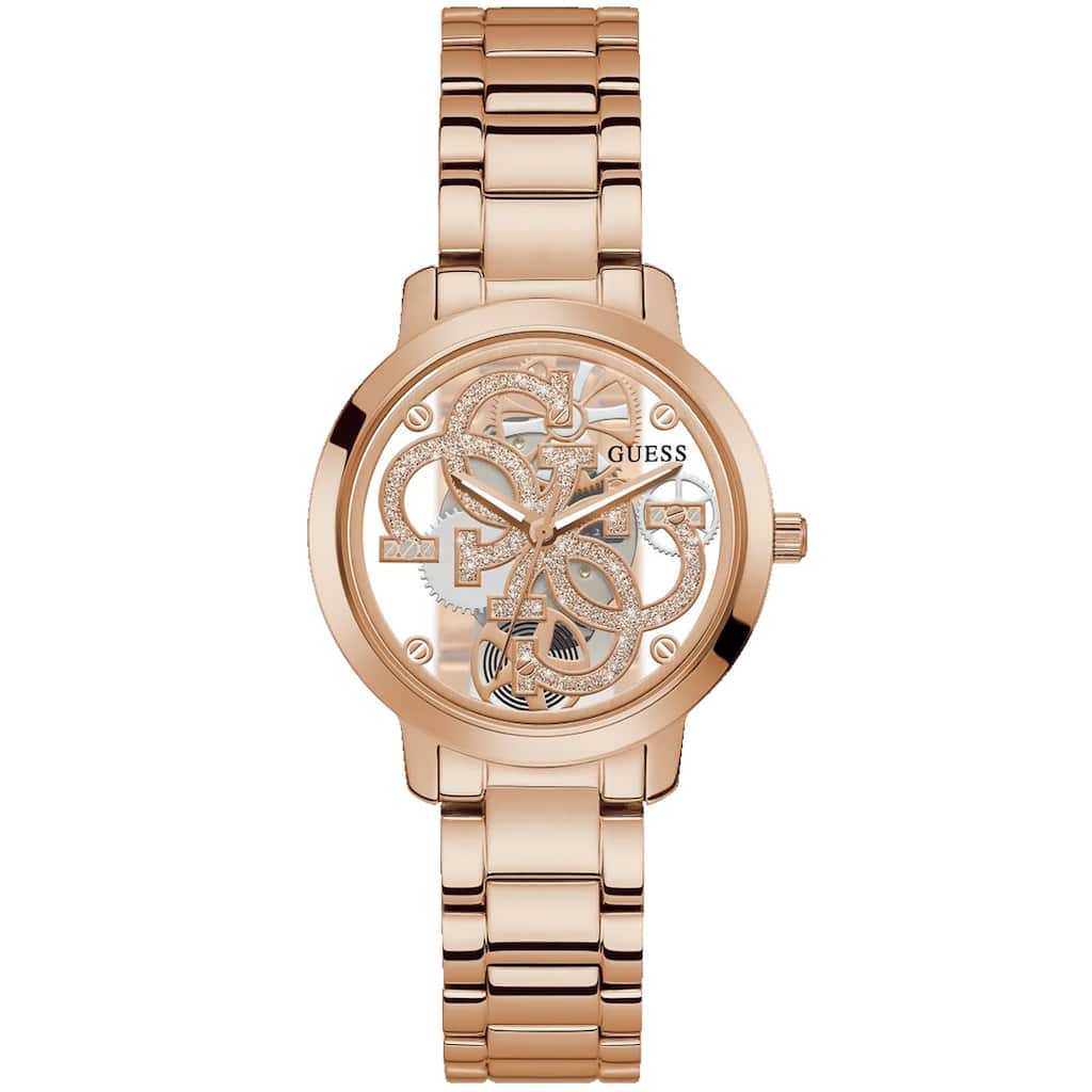 Guess Women's Quattro 36mm Quartz Watch GW0300L3 - Gold-Tone - One Size