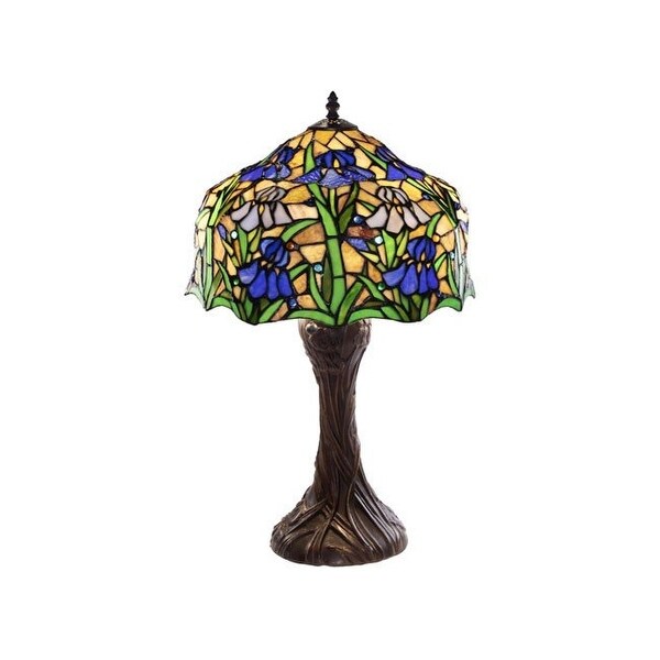 Tiffany iris lamp new arrivals