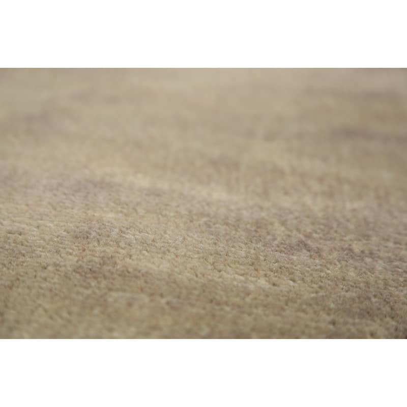 Modern Gabbeh Runner Rug Handmade Wool Carpet - 2'8" x 9'8"