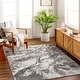 preview thumbnail 4 of 16, Livabliss San Francisco Modern Area Rug Dark Gray - 5' 3" x 7'