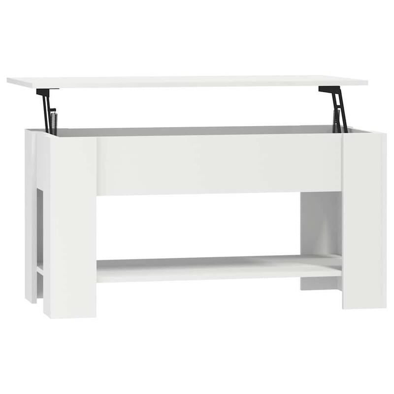 vidaXL Coffee Table Lift Top End Table Accent Side Sofa Table Engineered Wood - 39.8" x 19.3" x 20.5"