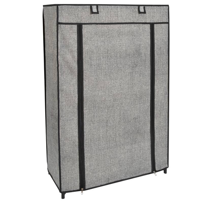 Simplify 5 Tier Shoe Organizer with Cover - 24" wide