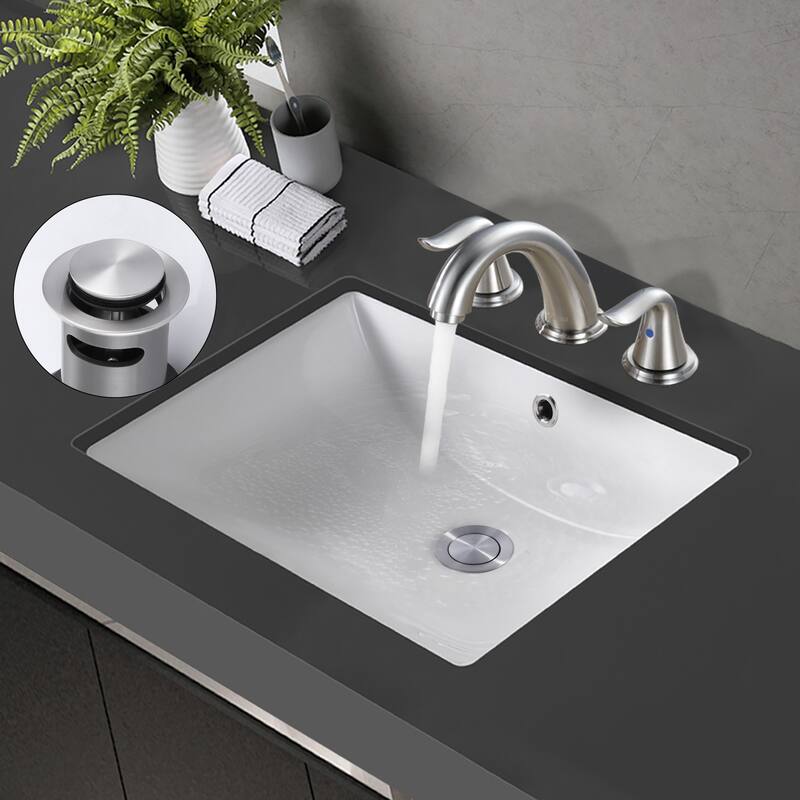 WOWOW 2-Piece Economical Easy Clean Pop Up Drain With Overflow