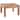 vidaXL Coffee Table End Table Sofa Table Solid Wood Teak with Natural Finish - 23.6"x23.6"x15.7" (L x W x H)
