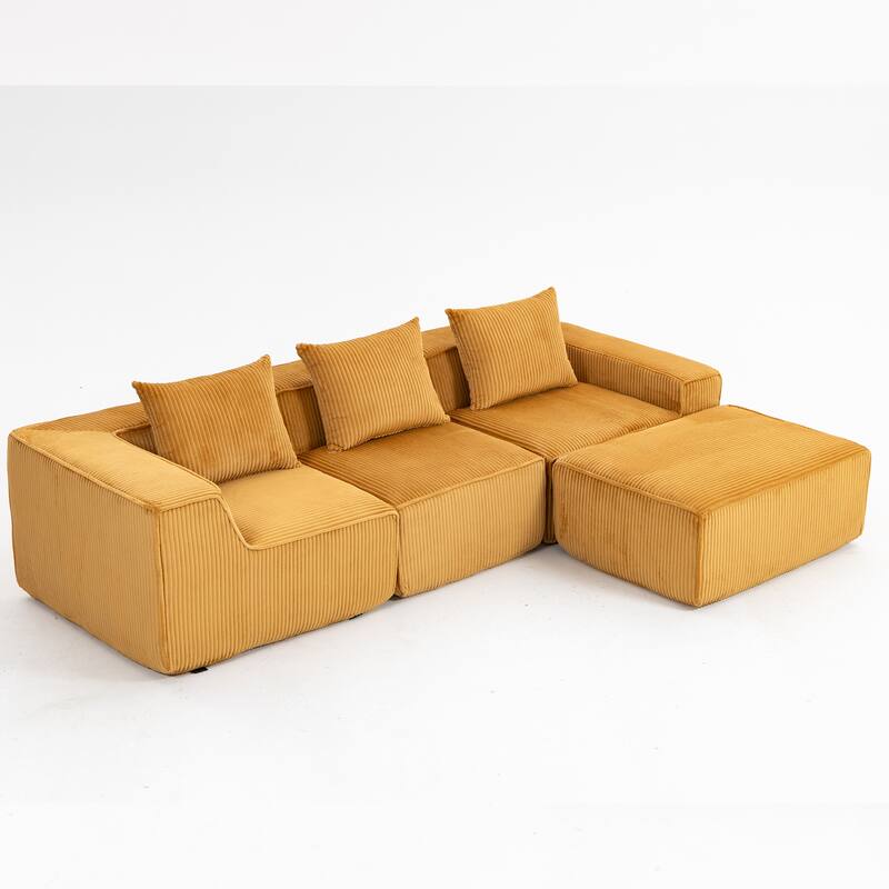 Multi Person Modular Compression Sofa That Can Be Freely