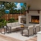 preview thumbnail 5 of 13, COZYWOR 5-Piece Outdoor Patio Conversation Set