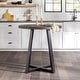 preview thumbnail 1 of 26, Middlebrook 36-inch Round Solid Wood Counter-Height Dining Table Grey/Black