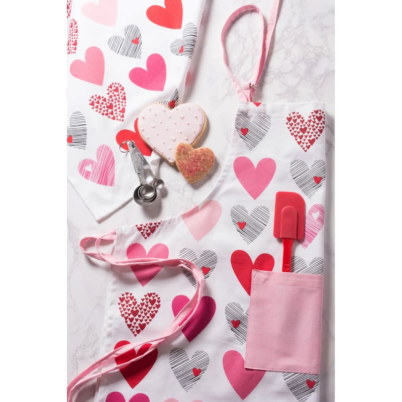 DII Valentine's Day Printed Dishtowel (Set of 2)