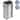 iTouchless SensorCan 13 Gallon / 49 Liter Oval Sensor Kitchen Trash Can with Wheels and Odor Filter