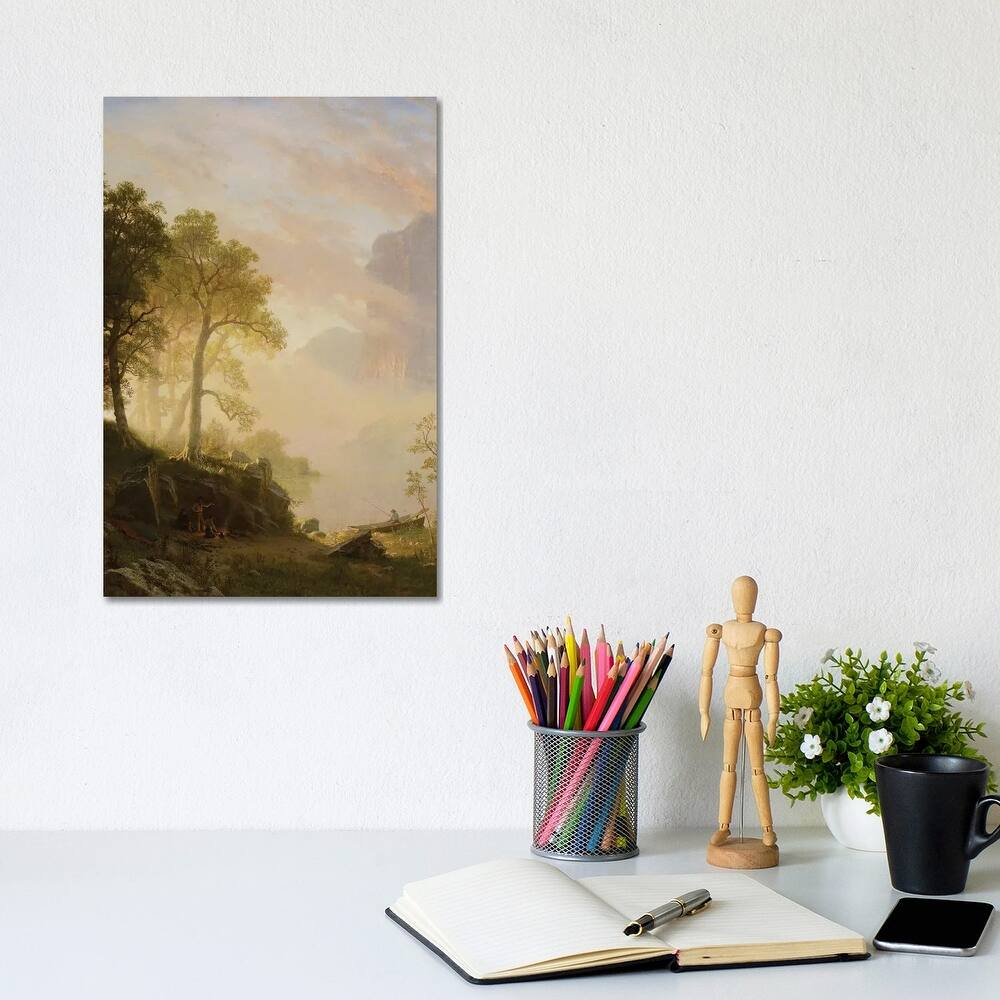 iCanvas "The Merced River in Yosemite, 1868 " by Albert Bierstadt Canvas Print