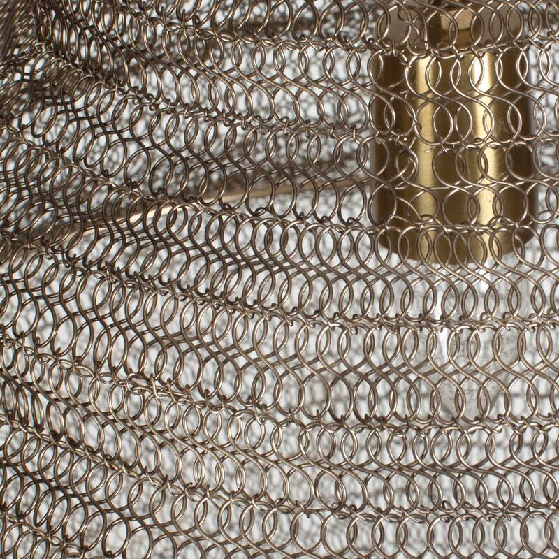 Uttermost Sigh Woven Brass 1 Light Pendant - N/A