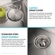 preview thumbnail 25 of 36, KRAUS Standart PRO Stainless Steel Undermount Kitchen Sink