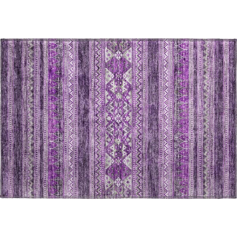 Premium Washable Super Soft Boho Stripe Mayfield Rug