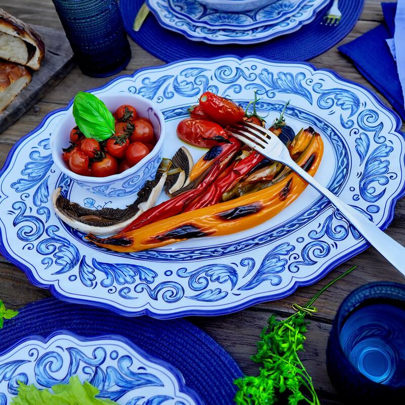 Certified International Veranda Melamine 2-piece Platter Set