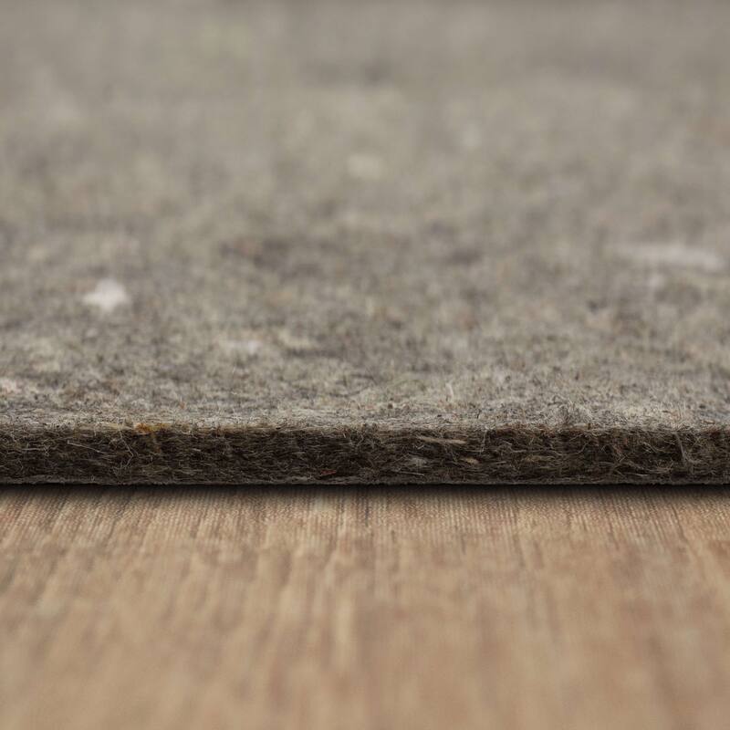 Mohawk Home Non Slip Rug Pad 3/8" Inch Thick Felt Cushion Reversible - Grey