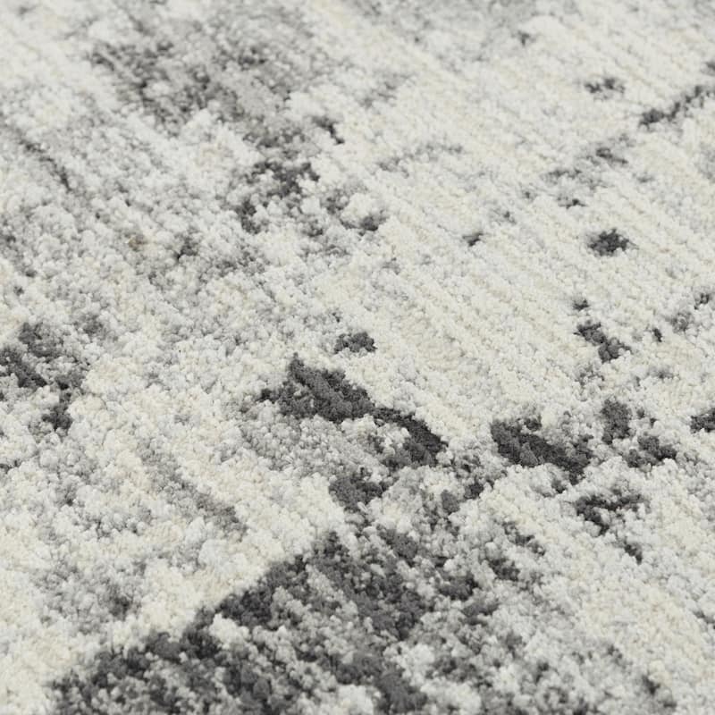 Alora Decor Orchid Transitional Ivory Polyester Area Rug