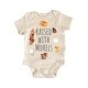 preview thumbnail 1 of 4, Mushroom Fungi Forager - Baby Boy Girl Clothes Infant Bodysuit Funny Cute Newborn Blue - 0-3M