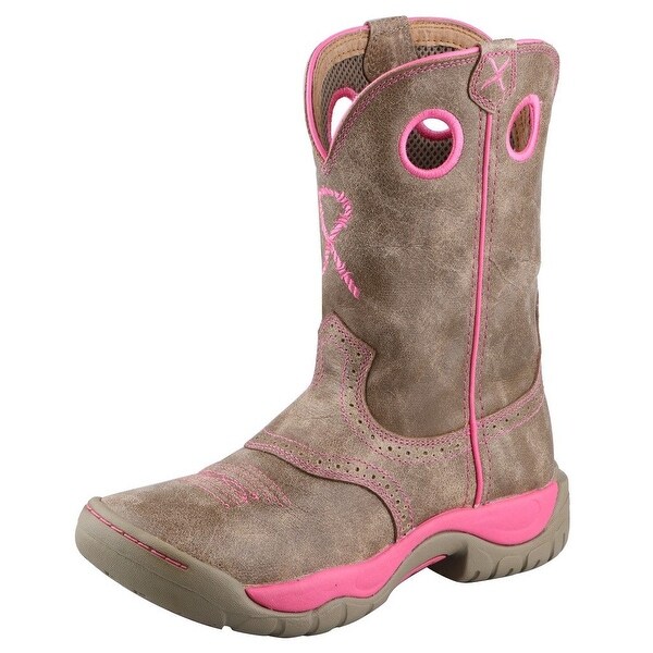 women's pink western boots