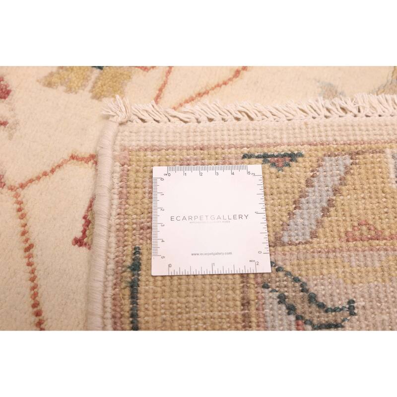 ECARPETGALLERY Hand-knotted Jules Serapi Ivory Wool Rug - 10'1 x 14'0